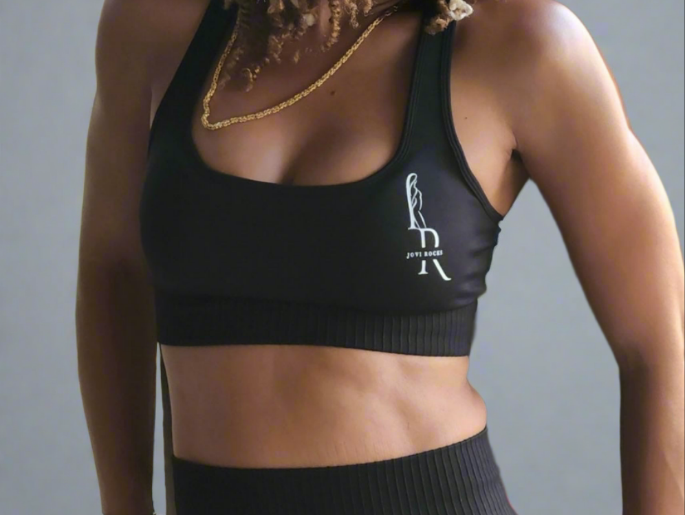 JoviRocks Ribbed sports bra